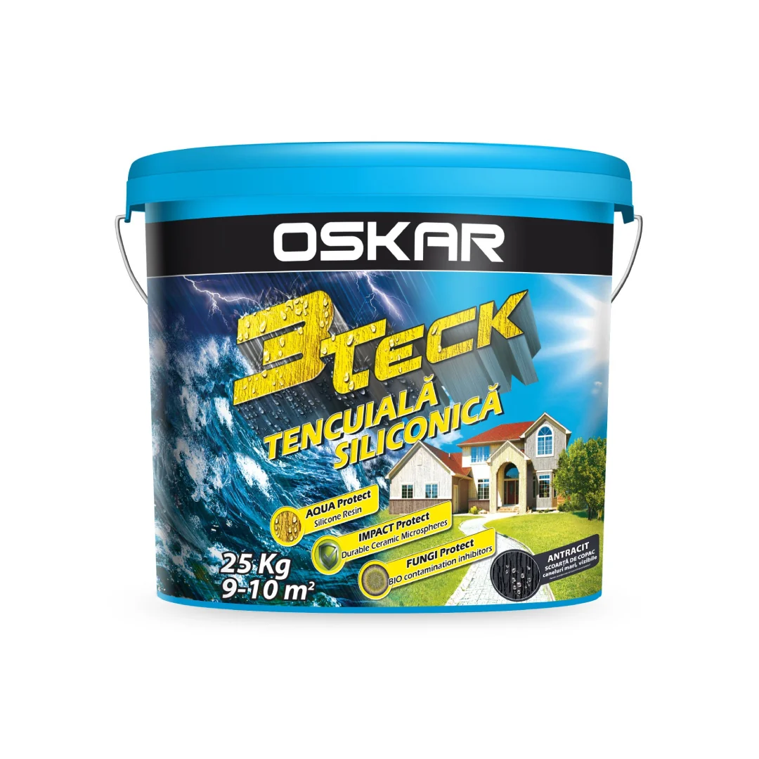 Deutek Oskar 3Teck Scoarta De Copac Baza Antracit 25 KG