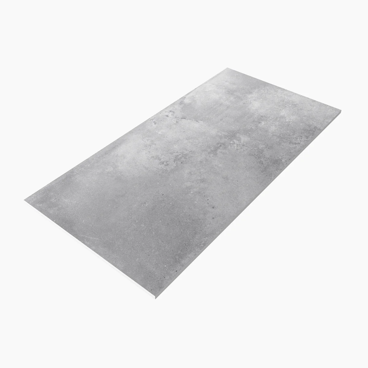 Gresie Portelanata Exterior / Interior Cemento Grey Rustic 60 X 120 Cm Mata Rectificata Aspect Ciment