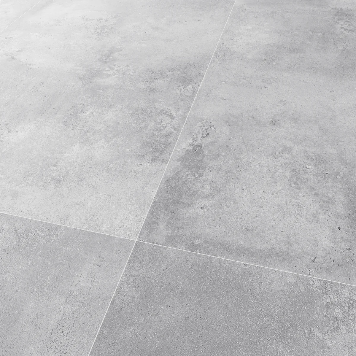 Gresie Portelanata Exterior / Interior Cemento Grey Rustic 60 X 120 Cm Mata Rectificata Aspect Ciment