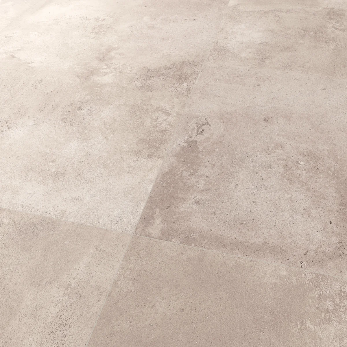 Gresie Portelanata Exterior / Interior Cemento Crema Rustic 60 x 120 cm Mata Rectificata Aspect Ciment