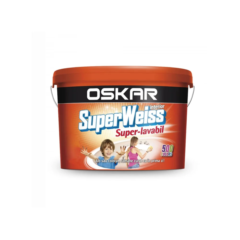 Vopsea Lavabila Pentru Interior Oskar Superweiss 2.5 L