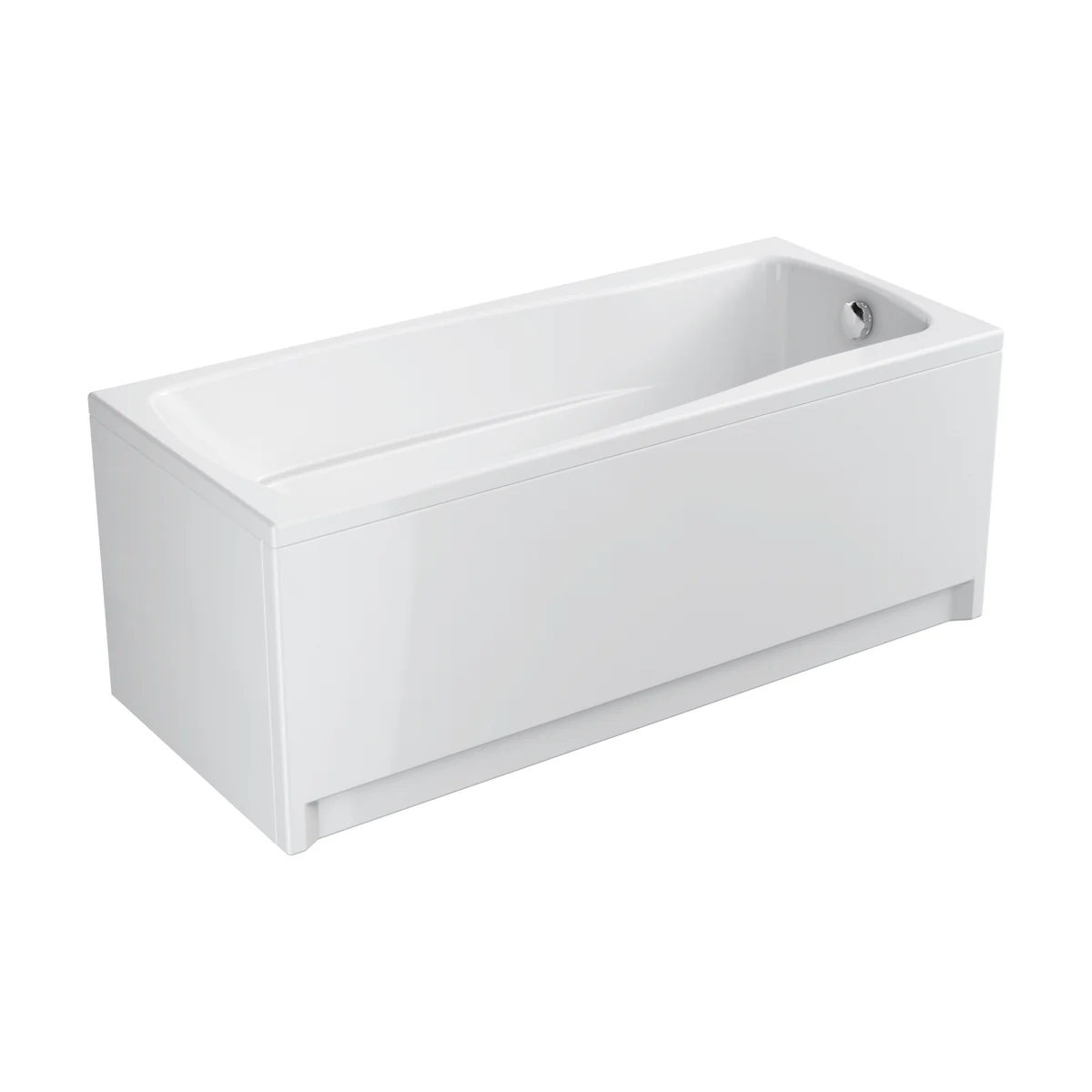 Cada Baie Dreptunghiulara Cersanit Lana S301-162 Cu Picioare Reglabile Acril 160 x 70 Cm