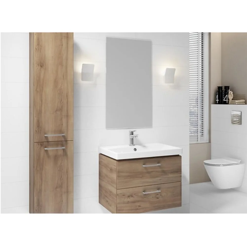 Masca Chiuveta Baie Cersanit Set 821 Como 80 Cm (Baza+Lavoar) DSM S801-154