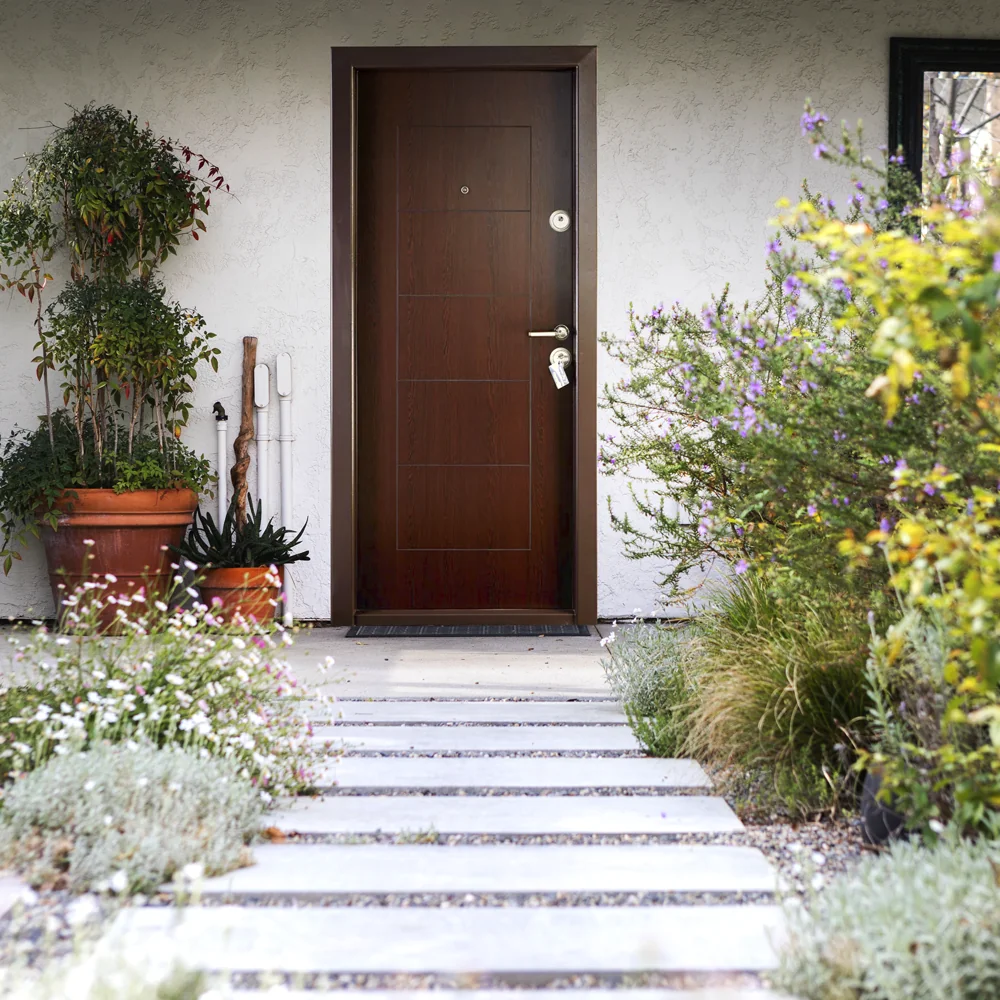 Usa Metalica Apartament Mega Door Ekoplus 9100 Wenge 88 x 200 Cm Stanga