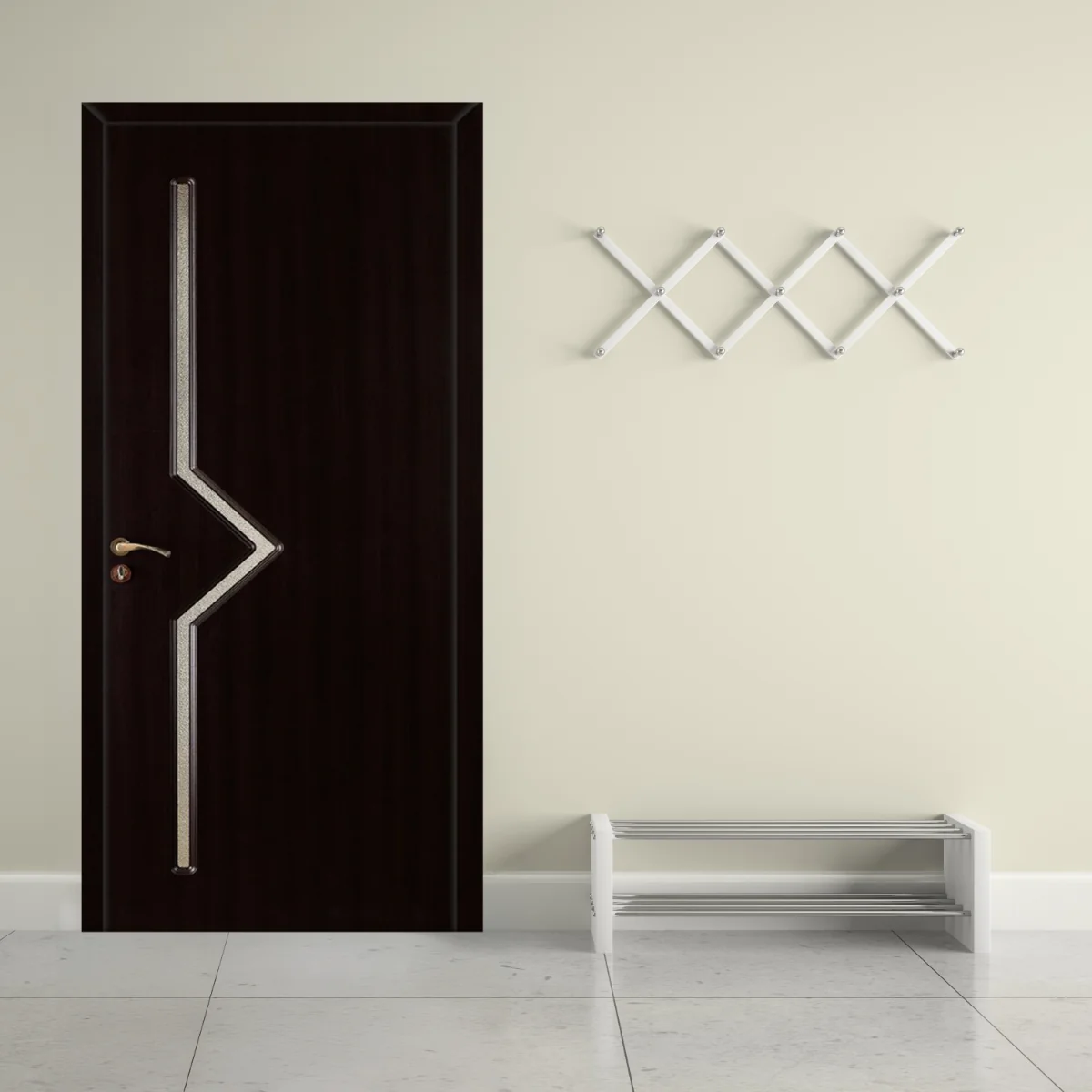 Usa De Interior Din Lemn Cu Geam OP-106 2000/600 Wenge