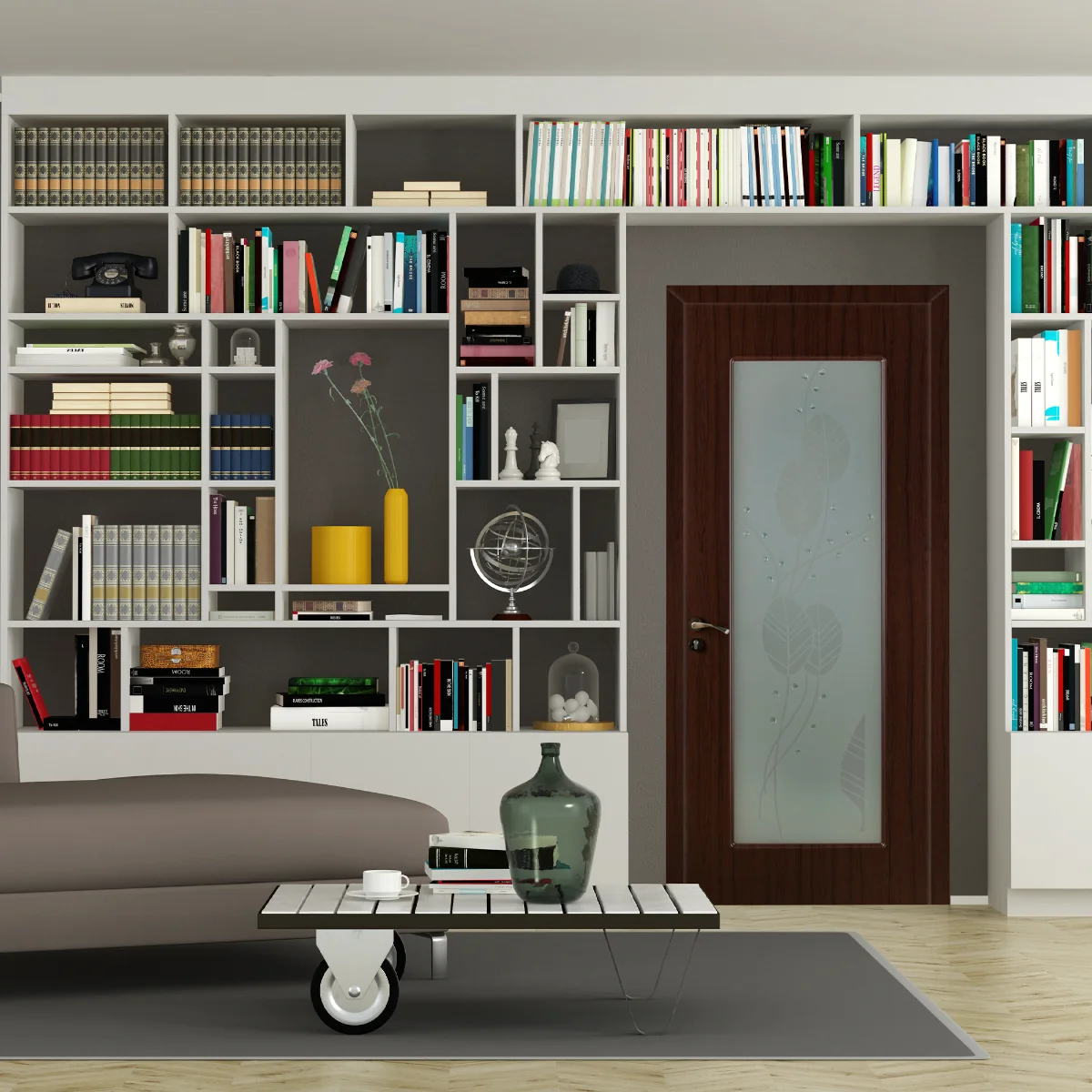 Usa De Interior Din Lemn Fashion Cu Geam FSH 112 2000/700 Teak