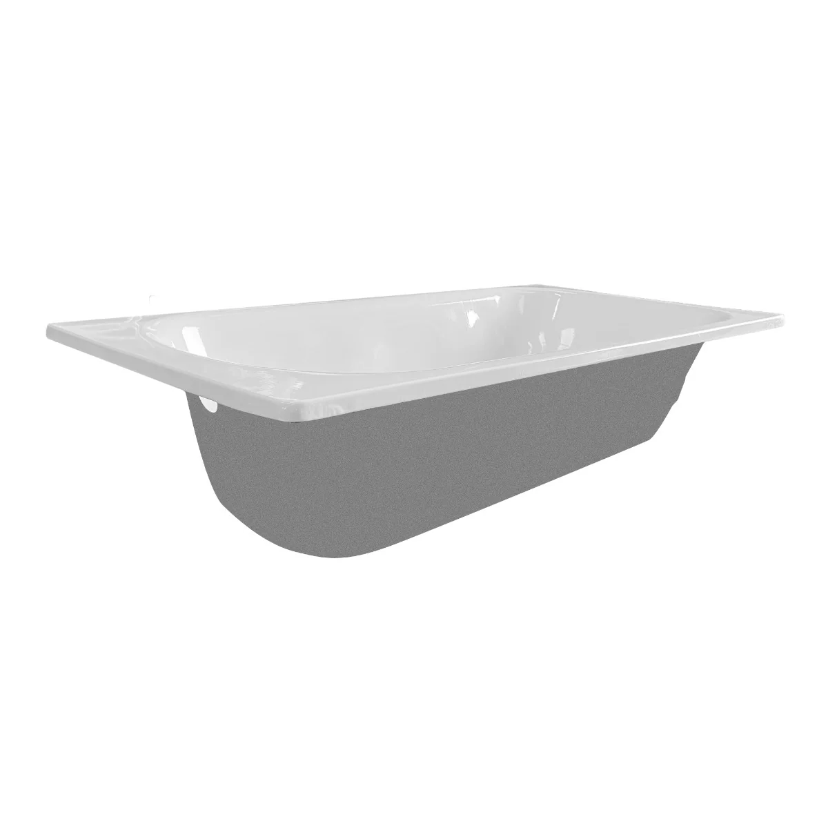 Cada Baie Dreptunghiulara Clara Pentru Suport Otel Emailat 170 x 70 cm