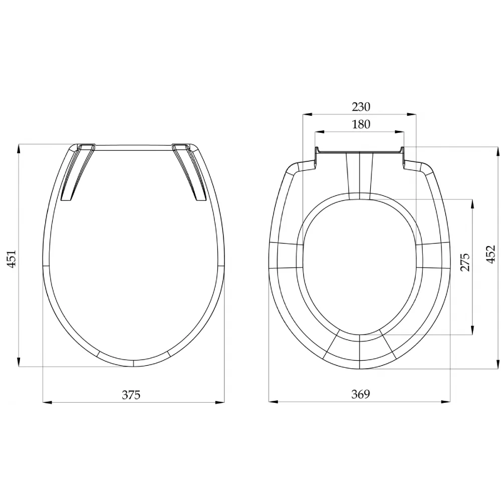 Capac WC Universal MD Polipropilena Albastru