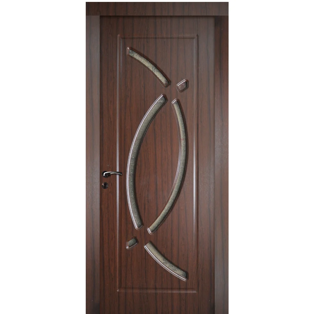 Usa De Interior Din Lemn Modern Cu Geam OP-104 2000/800 Teak