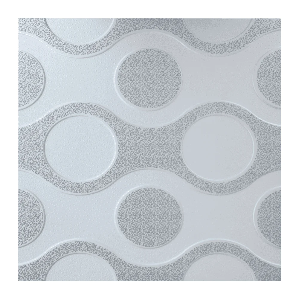 Tavan Fals Decorativ 3D Light Grey 08121 500 x 500 mm