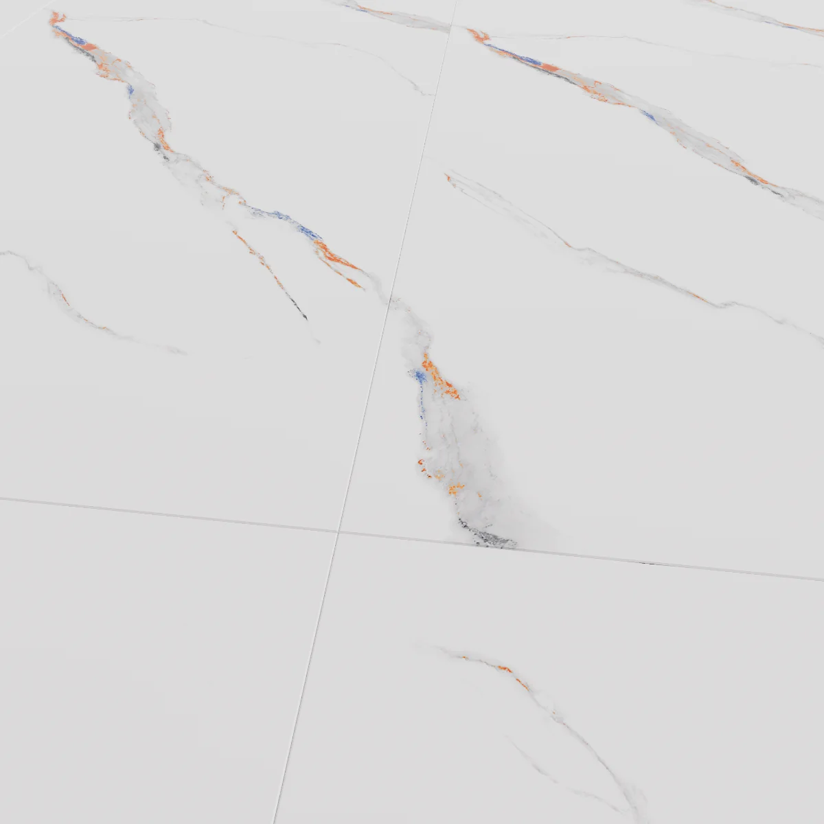 Gresie Exterior / Interior Portelanata Himalaya 60 x 120 Cm Mata Rectificata Tip Marmura