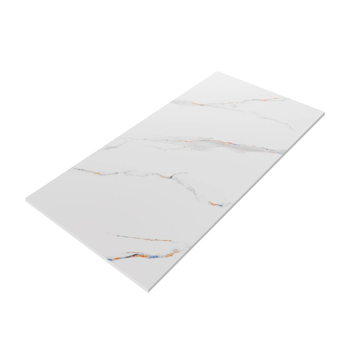 Gresie Exterior / Interior Portelanata Himalaya 60 x 120 Cm Mata Rectificata Tip Marmura