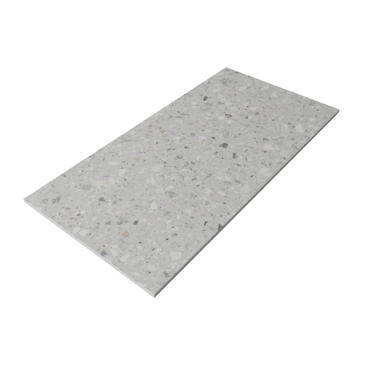 Gresie Portelanata Exterior / Interior Cheppo Silver 60 x 120 cm Mata Rectificata Tip Piatra Naturala