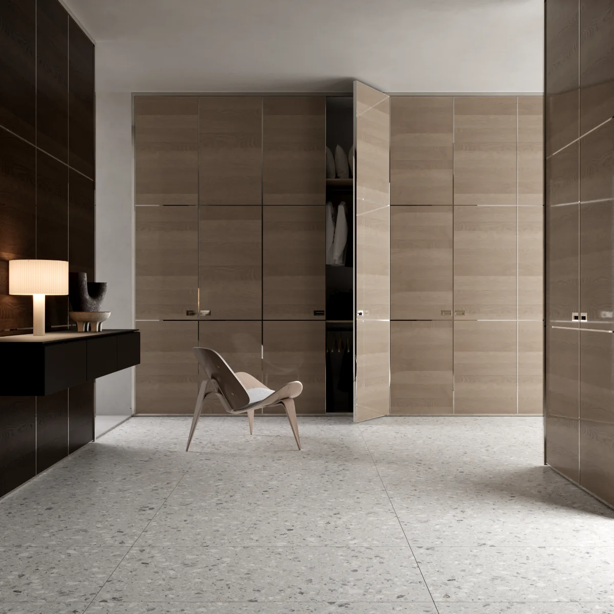 Gresie Portelanata Exterior / Interior Cheppo Silver 60 x 120 cm Mata Rectificata Tip Piatra Naturala