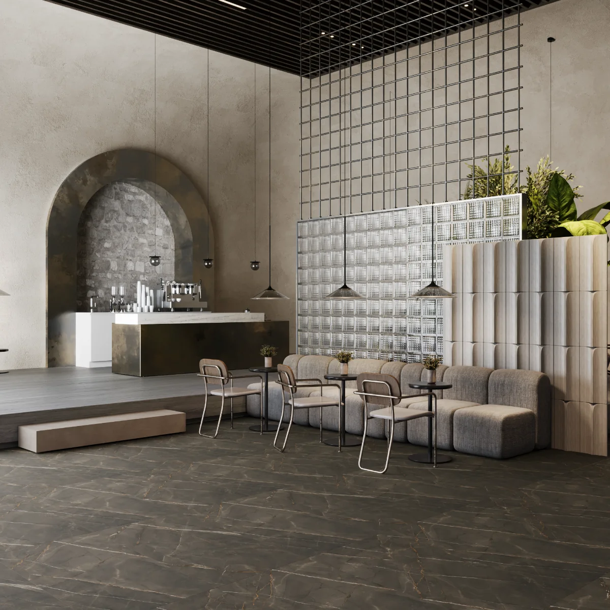 Gresie Exterior / Interior Portelanata Alessia Varde 60 x 120 cm Mata Rectificata Tip Marmura