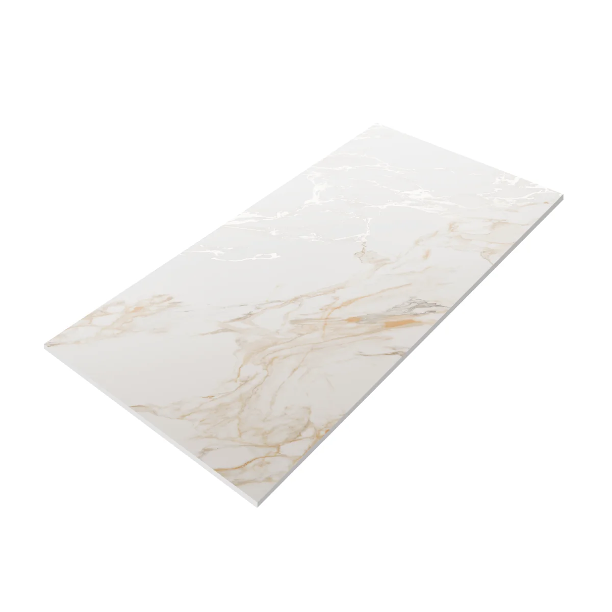 Gresie Portelanata Exterior / Interior Crash Gold 60 x 120 cm Mata Rectificata Tip Marmura