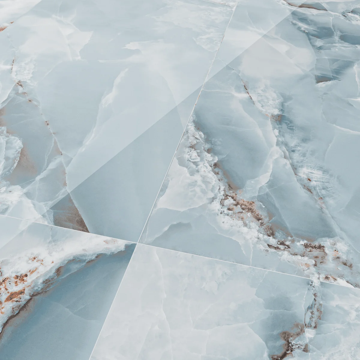 Gresie Portelanata Exterior / Interior Dazzle Onyx Aqua 60 x 120 cm Lucioasa Rectificata Tip Marmura