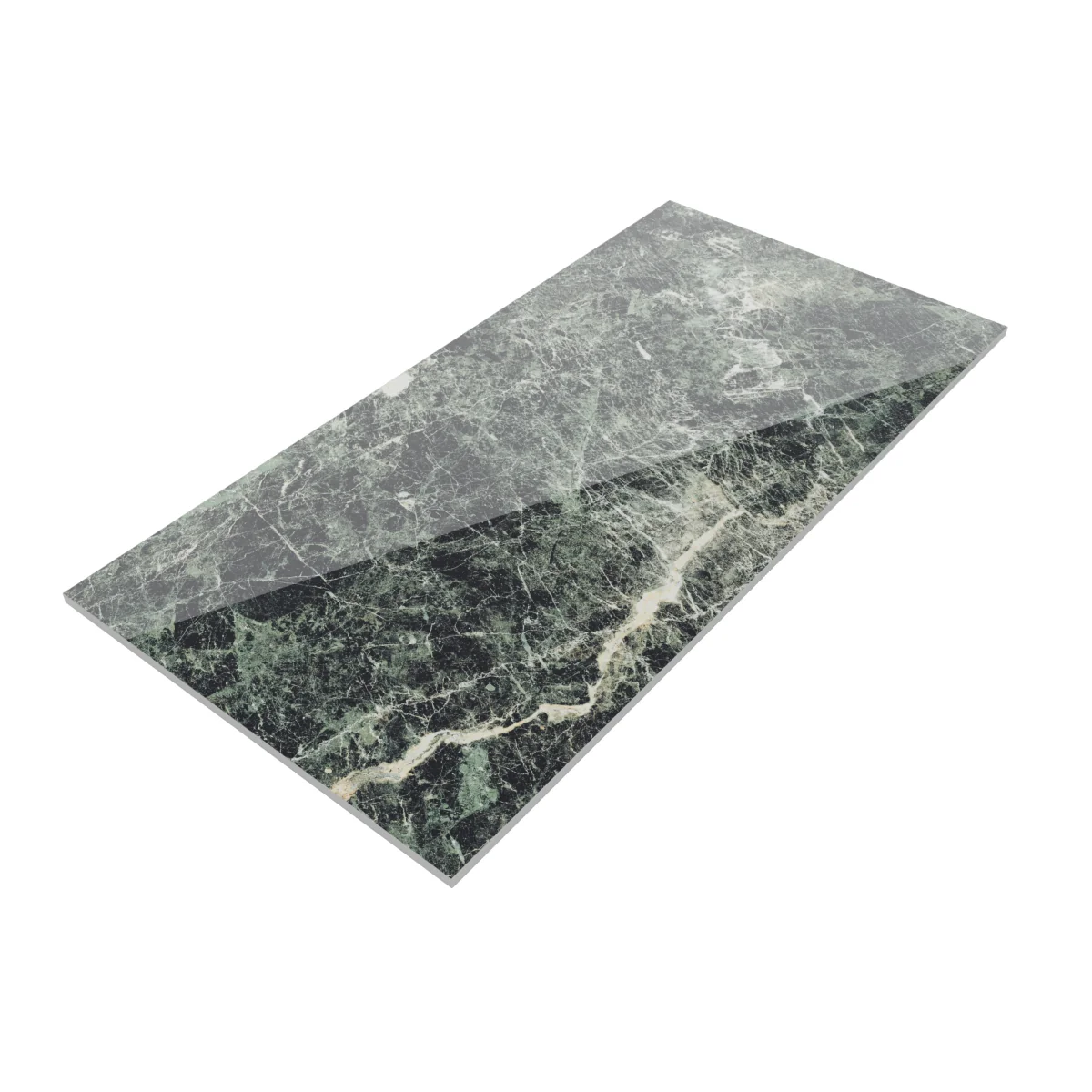 Gresie Exterior / Interior Portelanata Star Green 60 x 120 cm Lucioasa Rectificata Tip Marmura