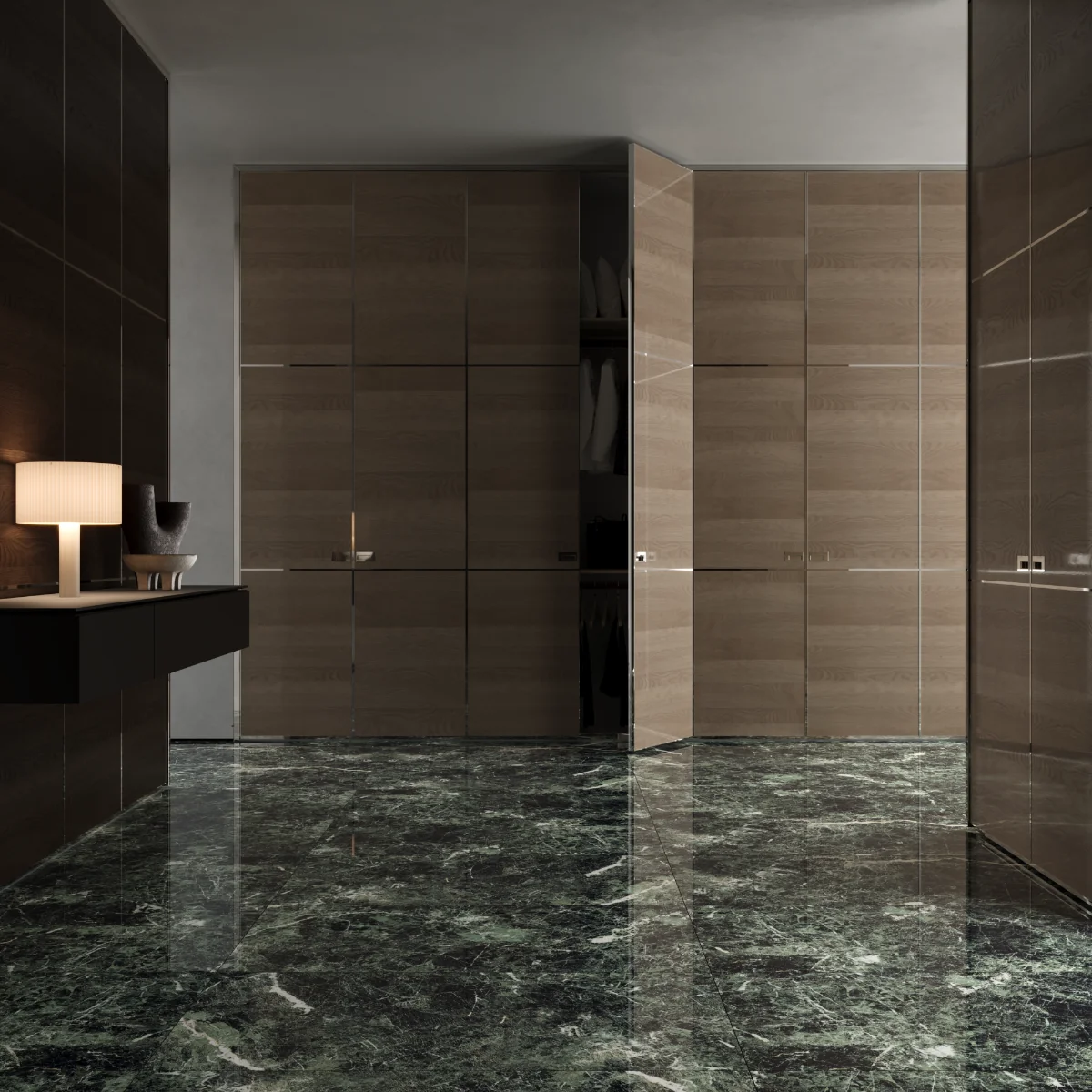 Gresie Exterior / Interior Portelanata Star Green 60 x 120 cm Lucioasa Rectificata Tip Marmura