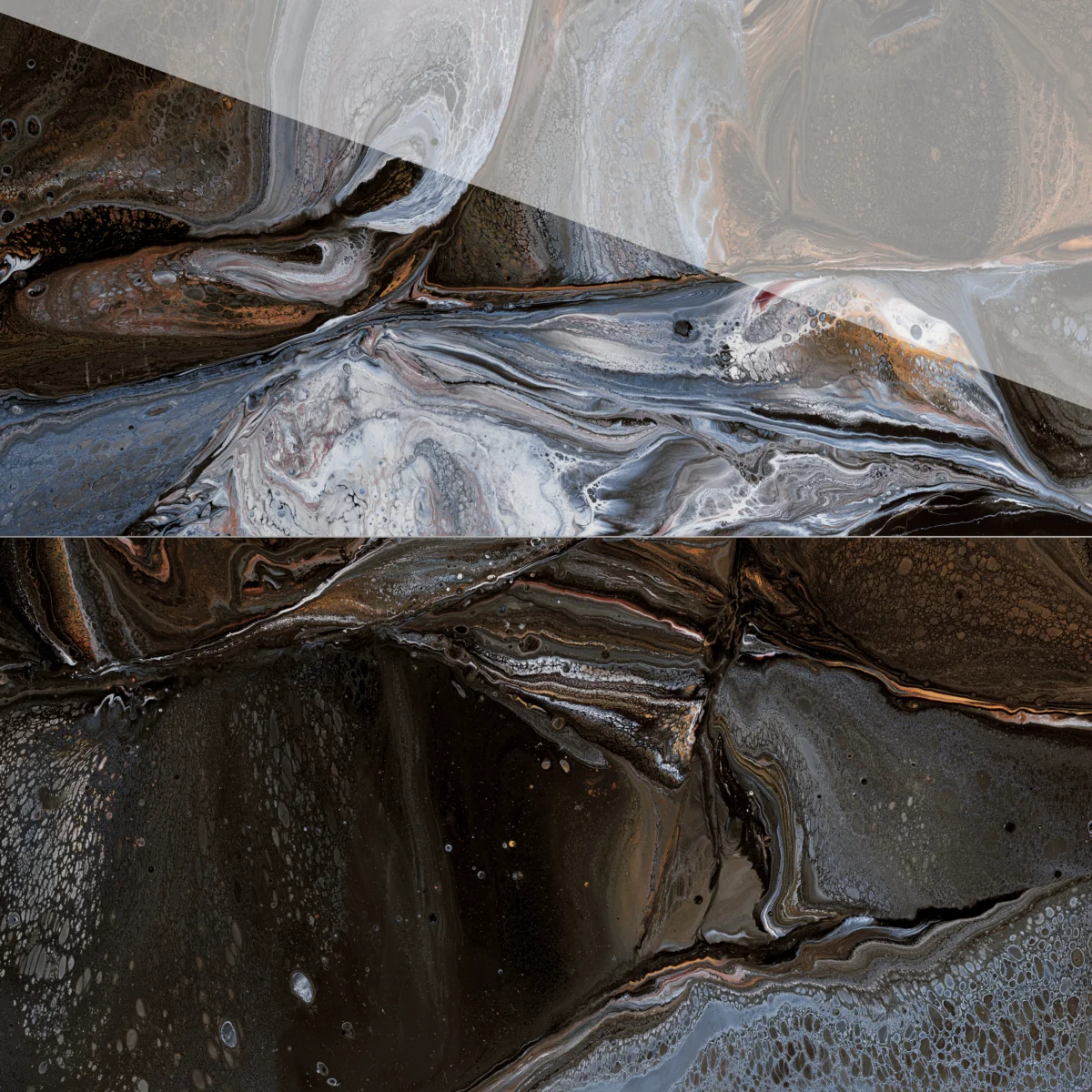 Gresie Exterior / Interior Portelanata Gravel Blue 60 x 120 cm Lucioasa Rectificata Tip Marmura