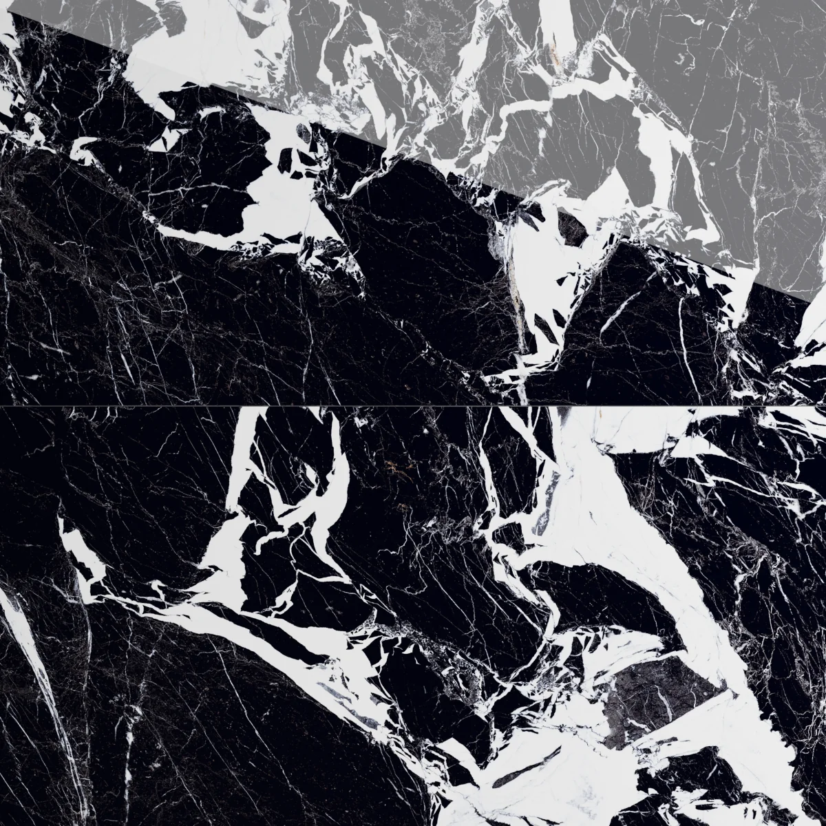 Gresie Portelanata Exterior / Interior Eagle Black 60 X 120 Cm Lucioasa Rectificata Tip Marmura