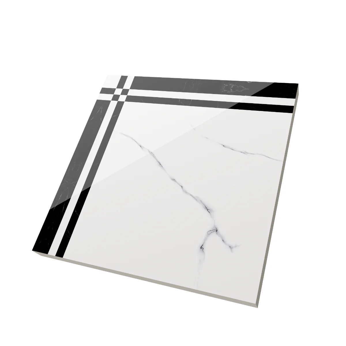 Gresie Exterior / Interior Portelanata Serenity Marble 60 x 60 cm Lucioasa Rectificata