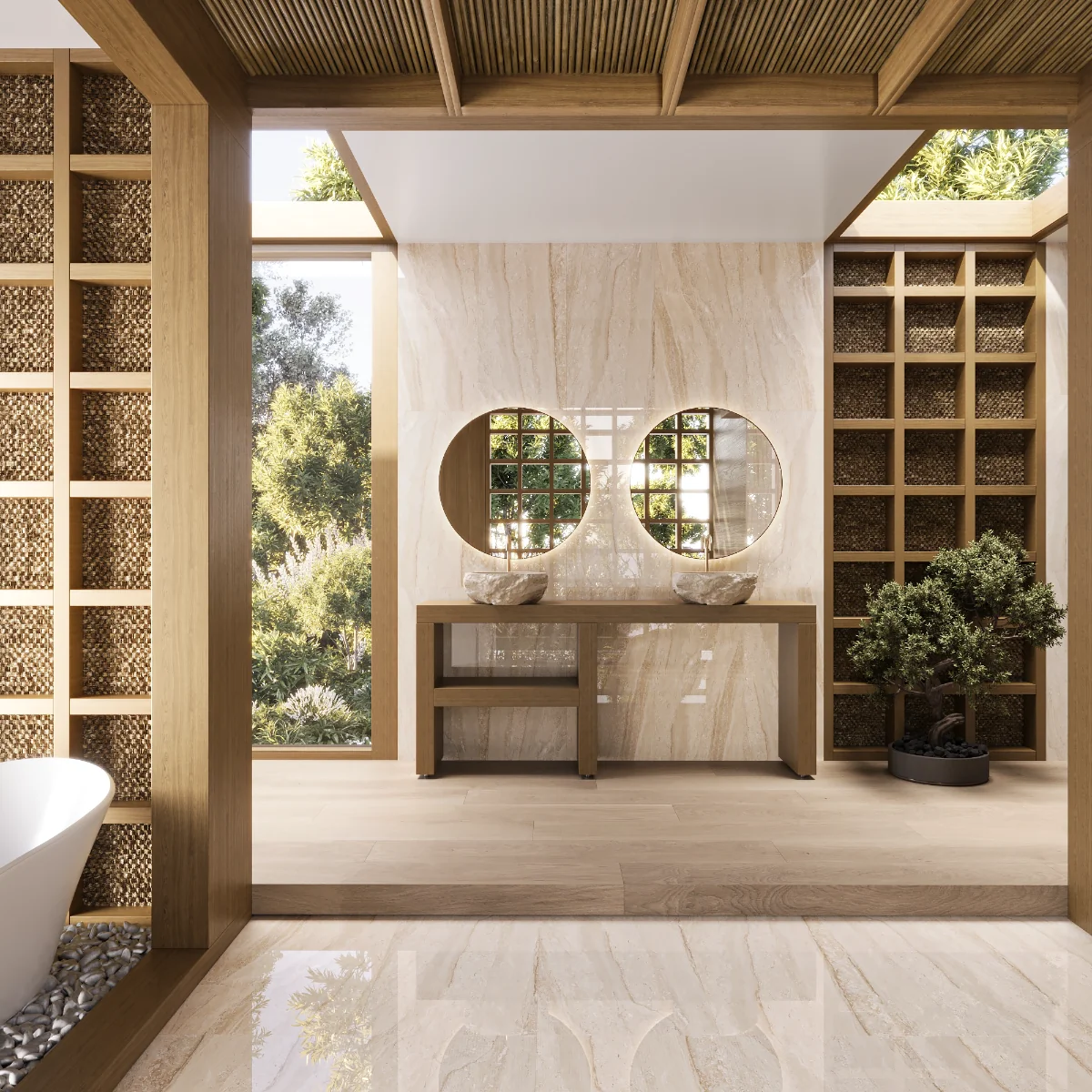 Gresie Rectificata Exterior / Interior Cambridge Dyan 60 X 120 Cm Lucioasa Portelanata Tip Marmura