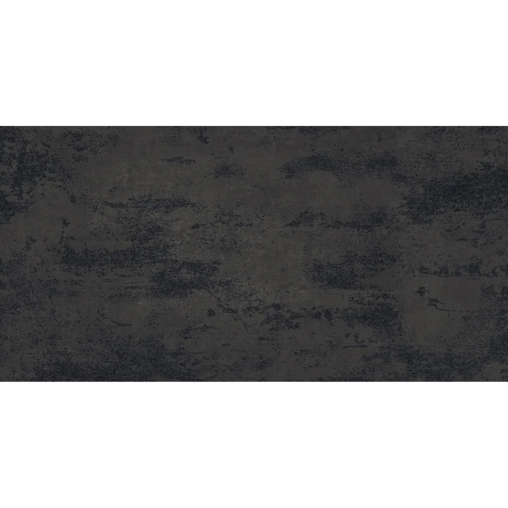 Gresie Exterior / Interior Antiderapanta Stormstone Black Metallic 60 x 120 cm Mata Portelanata Rectificata Aspect Ciment
