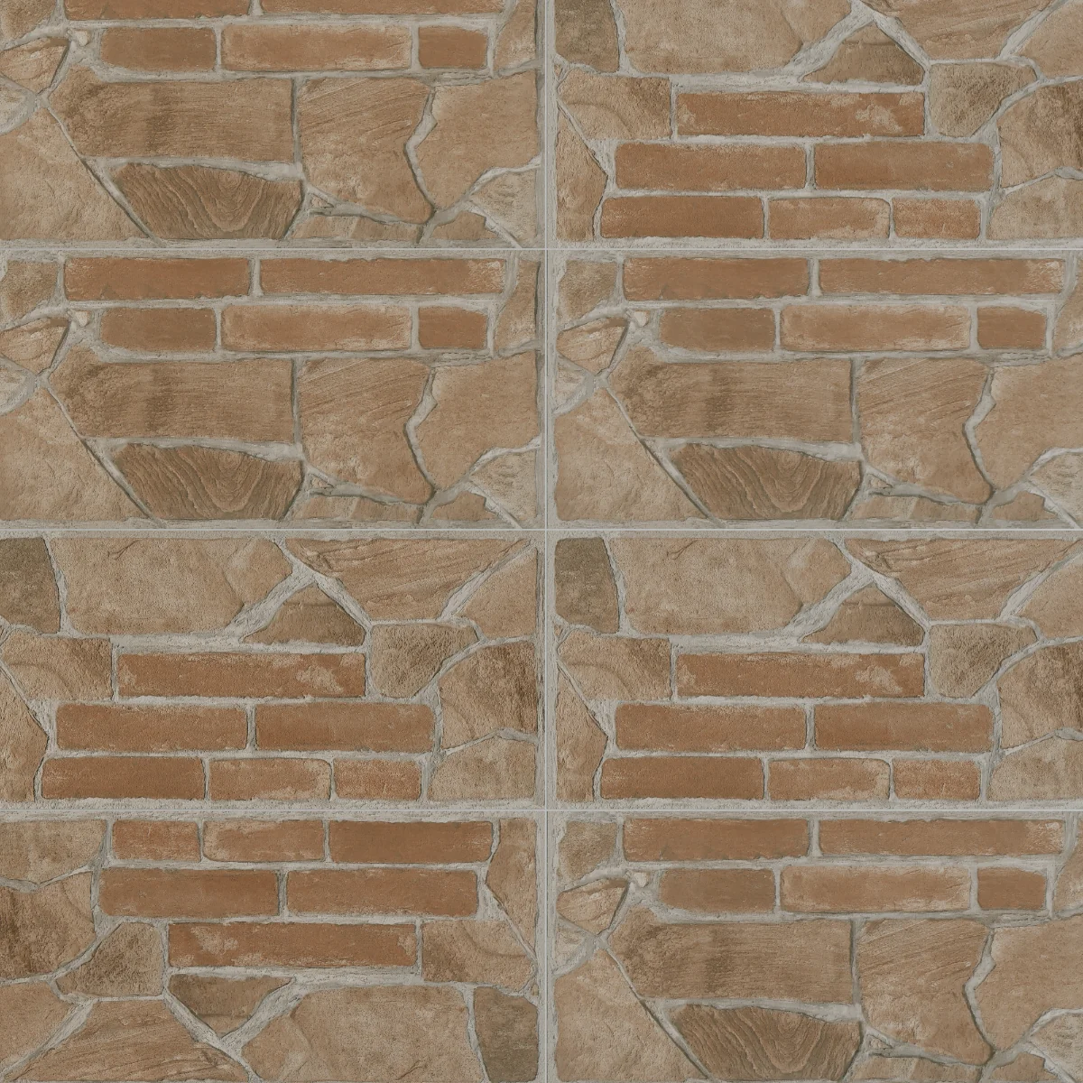 Gresie Exterior / Interior Portelanata Hisar Mix 30 x 60 cm Mata Tip Piatra