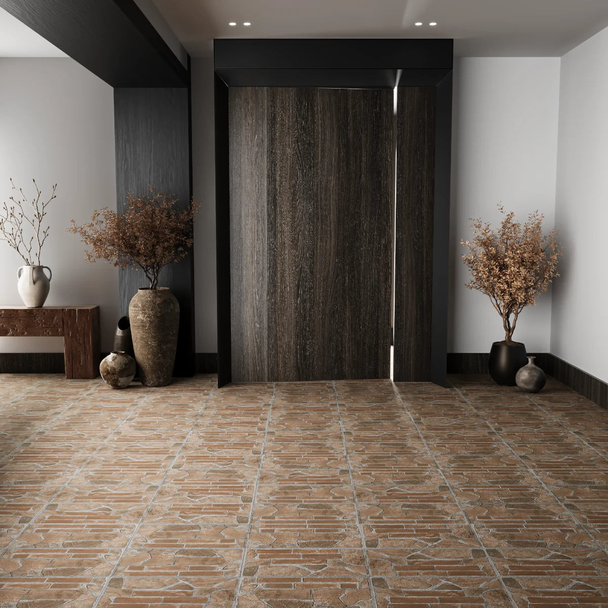 Gresie Exterior / Interior Portelanata Hisar Mix 30 x 60 cm Mata Tip Piatra