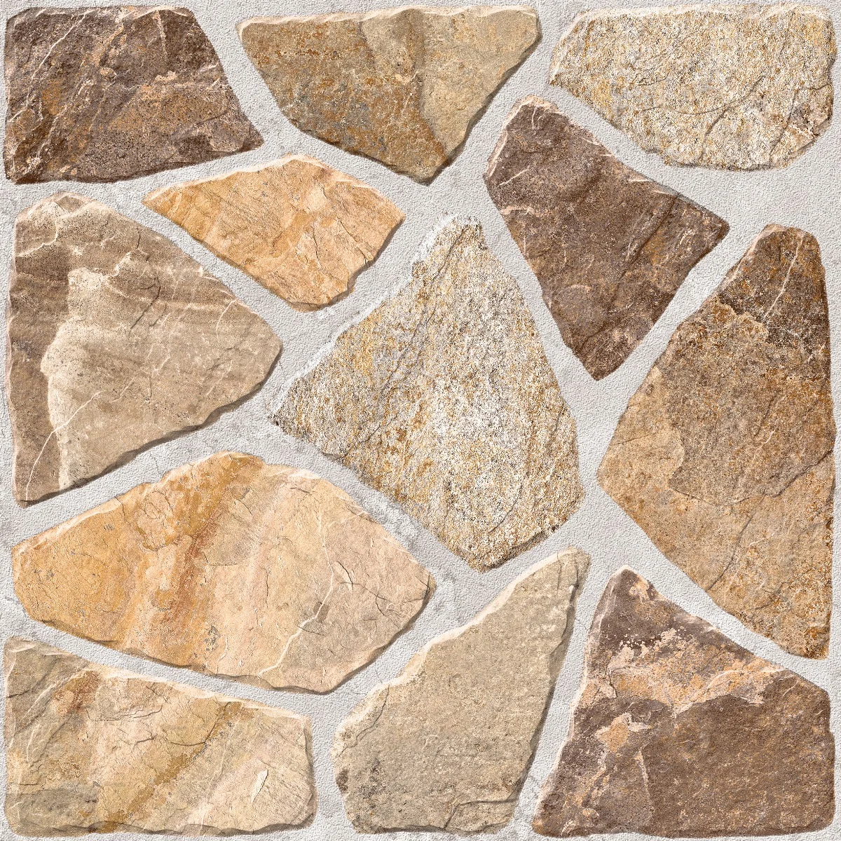 Gresie Interior Antiderapanta Volterra Plus 44.8 x 44.8 Cm Mata Tip Piatra