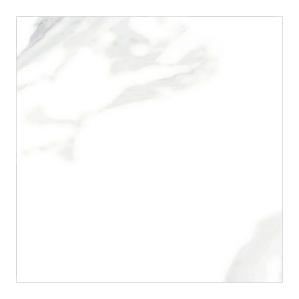 Gresie Exterior / Interior Portelanata Hera White 40 x 40 Cm Lucioasa Tip Marmura