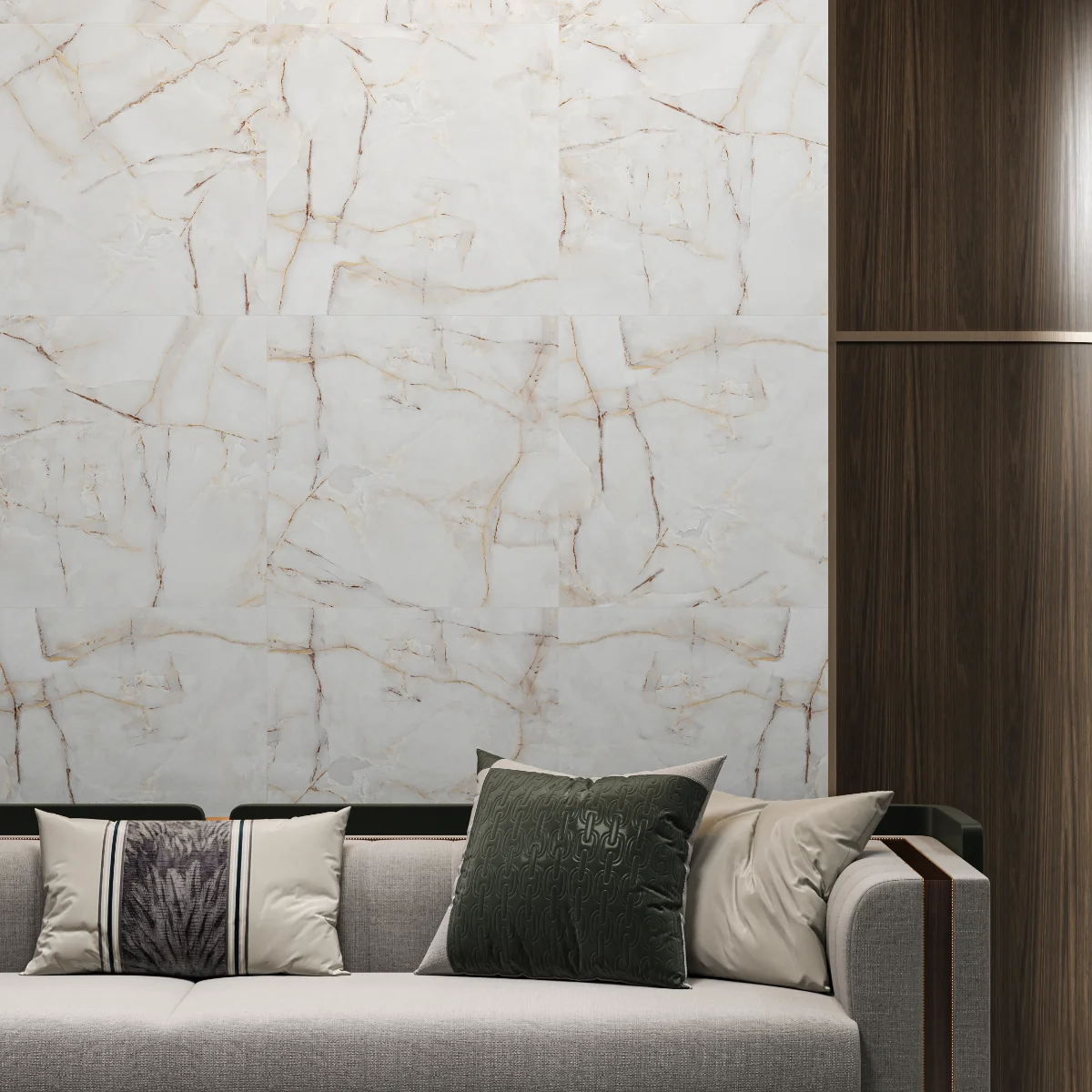 Gresie Exterior / Interior Portelanata Vega 60 X 60 Cm Lucioasa Tip Marmura