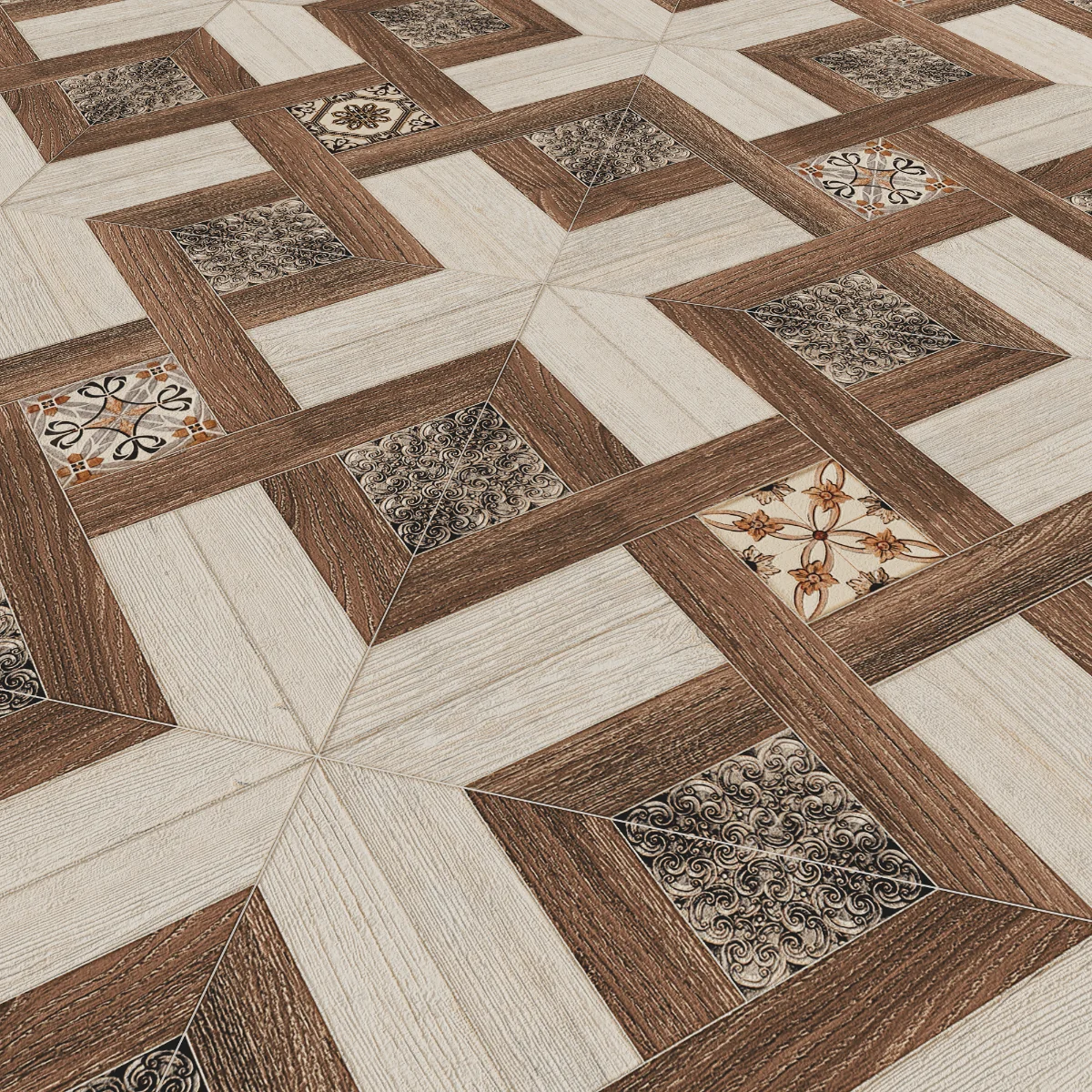 Gresie Interior Nao Caoba 45 x 45 cm Mată