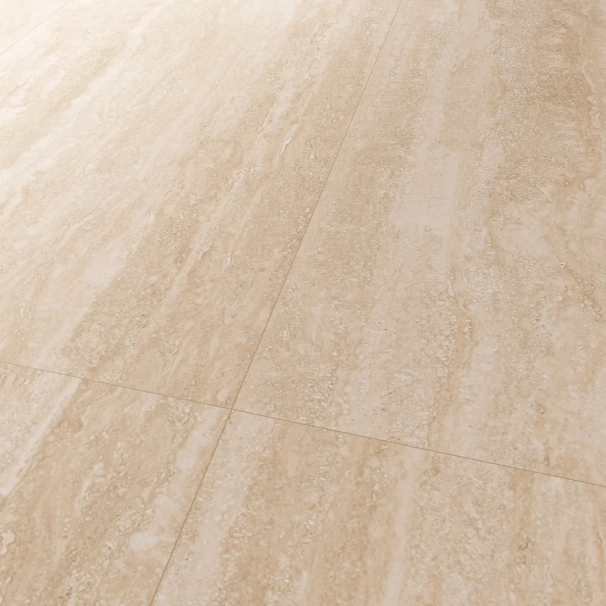 Gresie Exterior / Interior Porțelanată Travertino Roma 60 x 120 Cm Mată Rectificată Tip Piatră Naturală