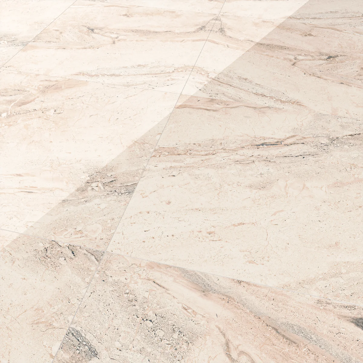 Gresie Exterior / Interior Portelanata Helena Cream 45 x 45 cm Lucioasa Tip Marmura