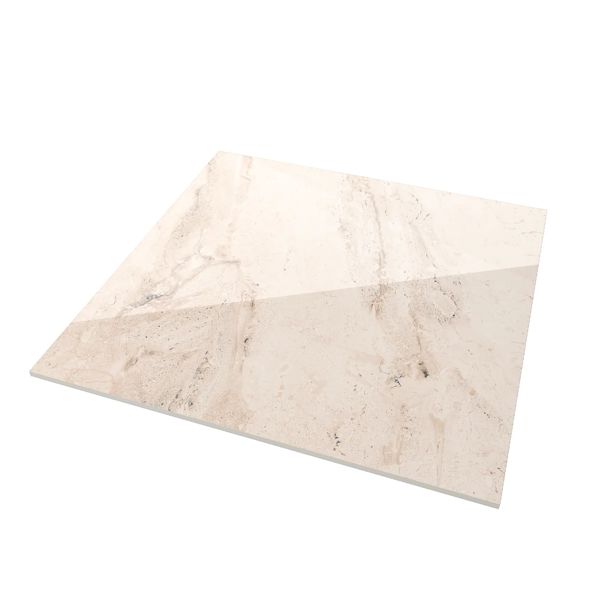 Gresie Exterior / Interior Portelanata Helena Cream 45 x 45 cm Lucioasa Tip Marmura