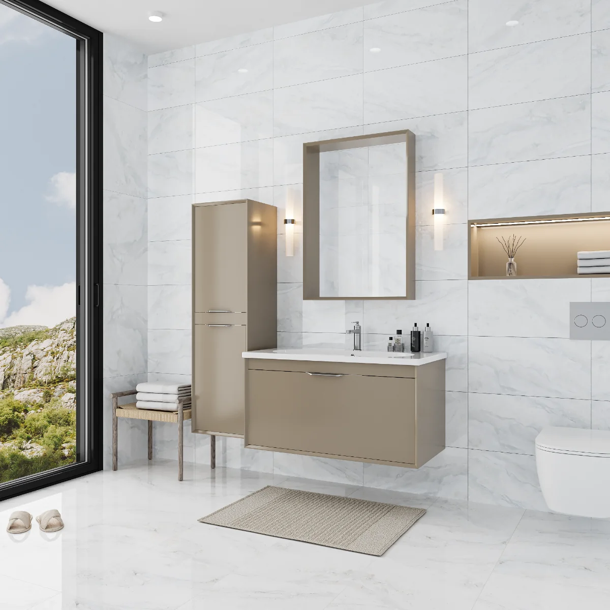 Faianta Helena Grey 30X60 Lucioasa