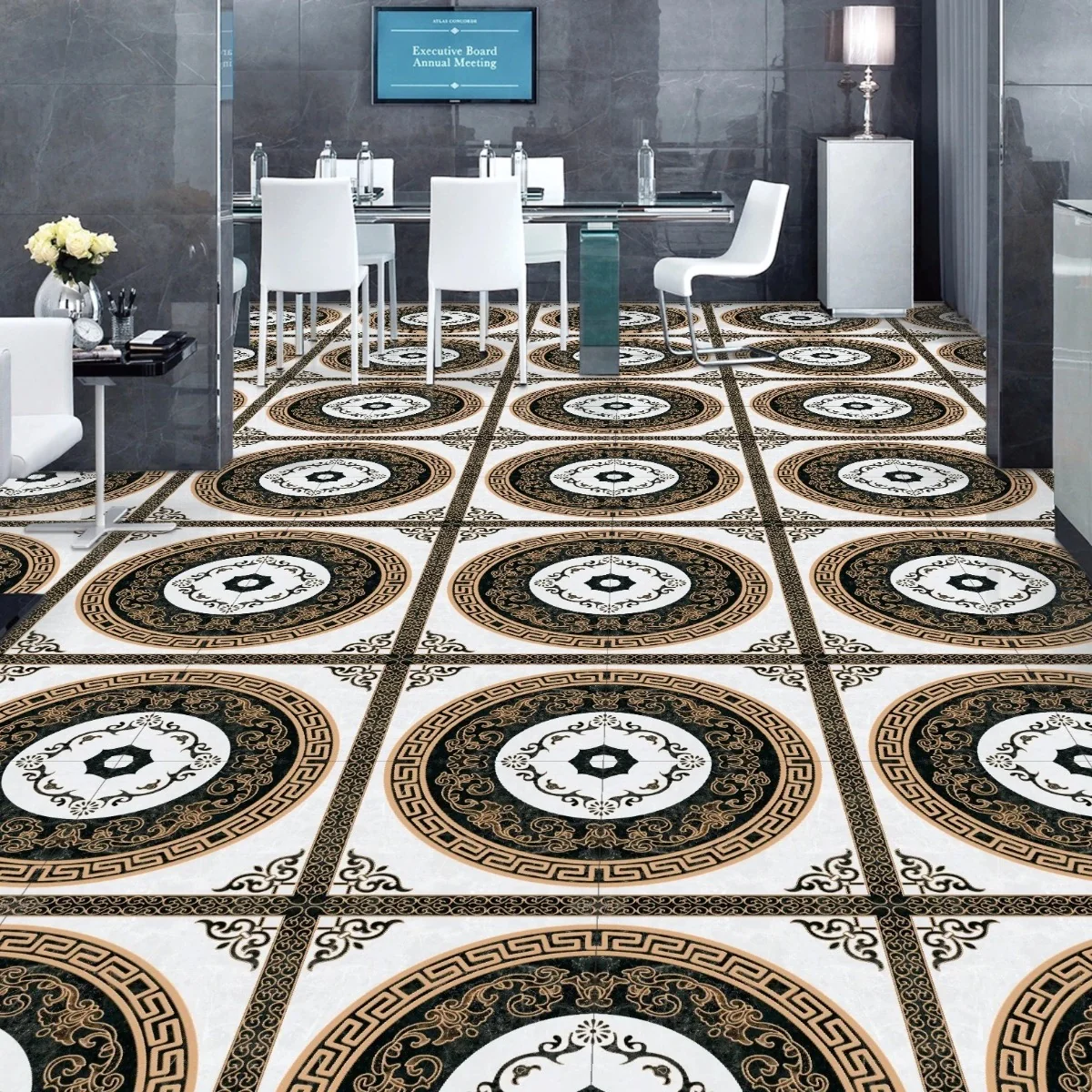 Gresie Interior Rectificata Doha 40 x 40 cm Lucioasa