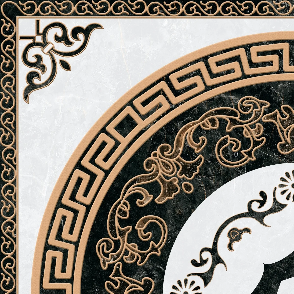 Gresie Interior Rectificata Doha 40 x 40 cm Lucioasa