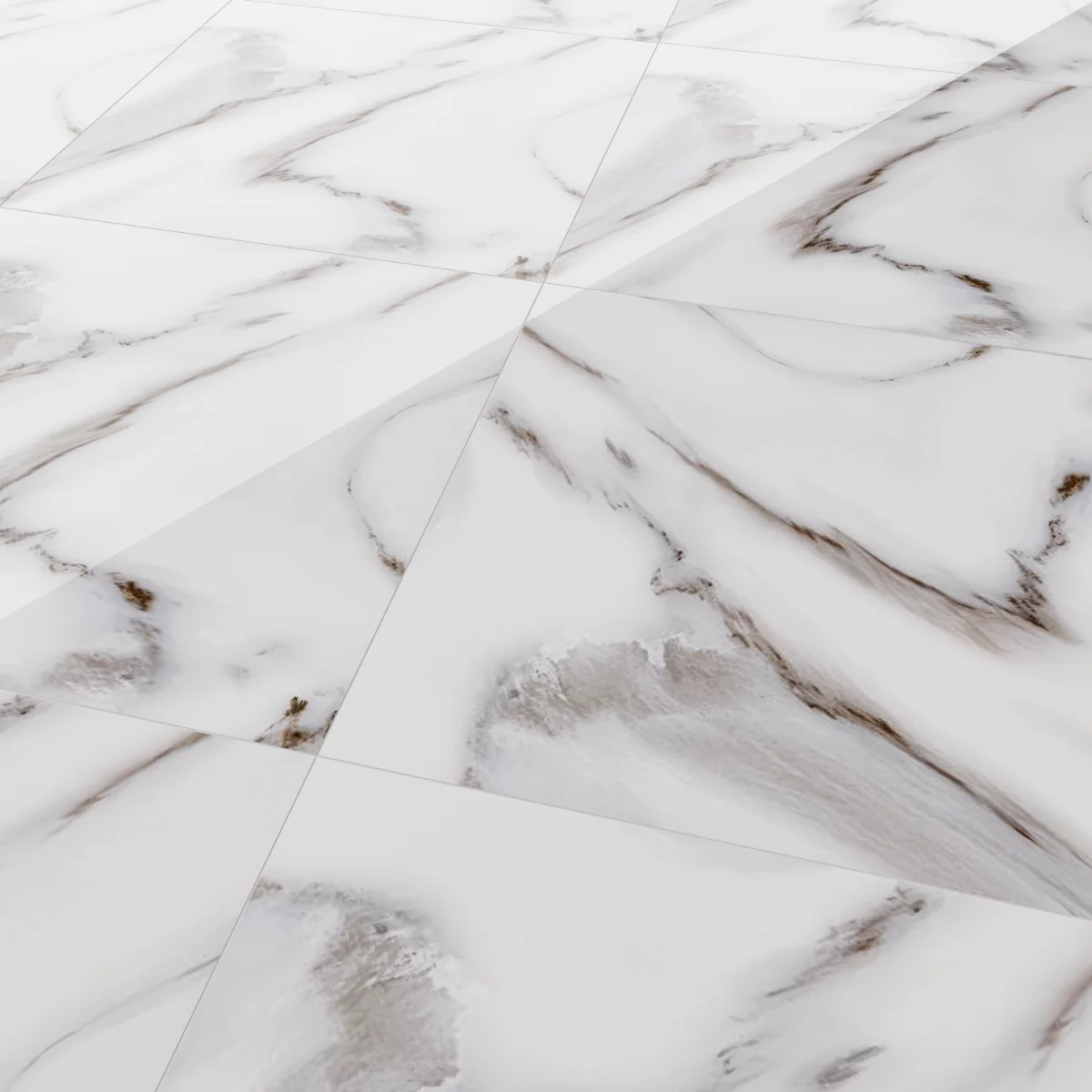 Gresie Interior Natalie Grey 42 x 42 cm Lucioasa Tip Marmura