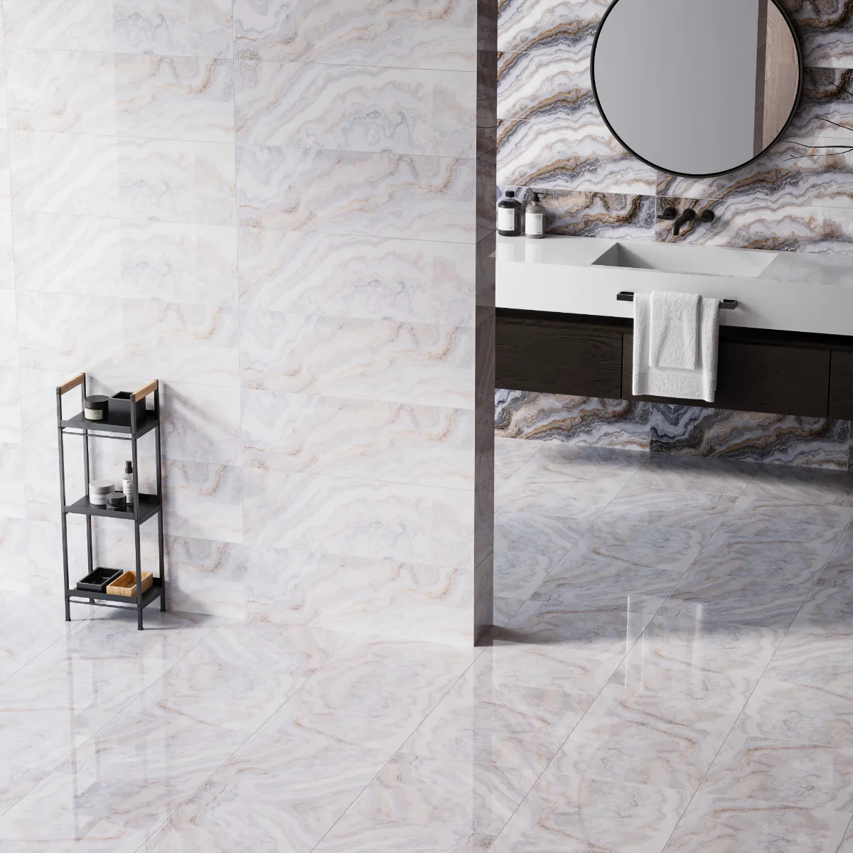 Faianta Alma Light 25X75 Lucioasa