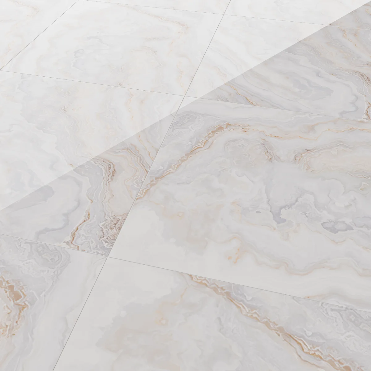 Gresie Interior Alma Light 42 x 42 cm Lucioasa Tip Marmura