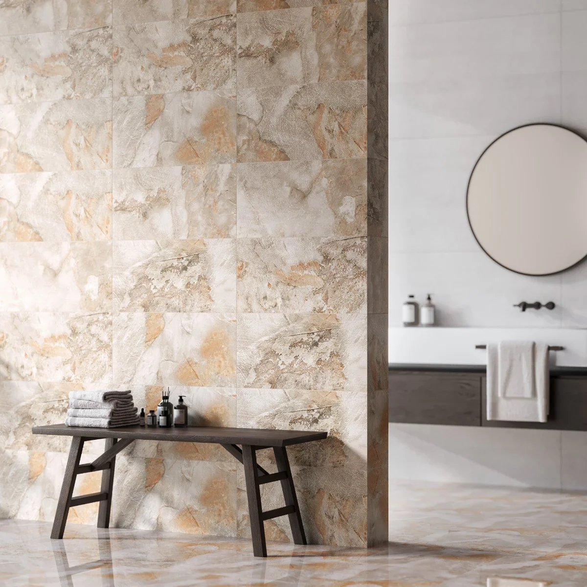 Faianta Canyon Beige Marron 30.5X60.5 Mata