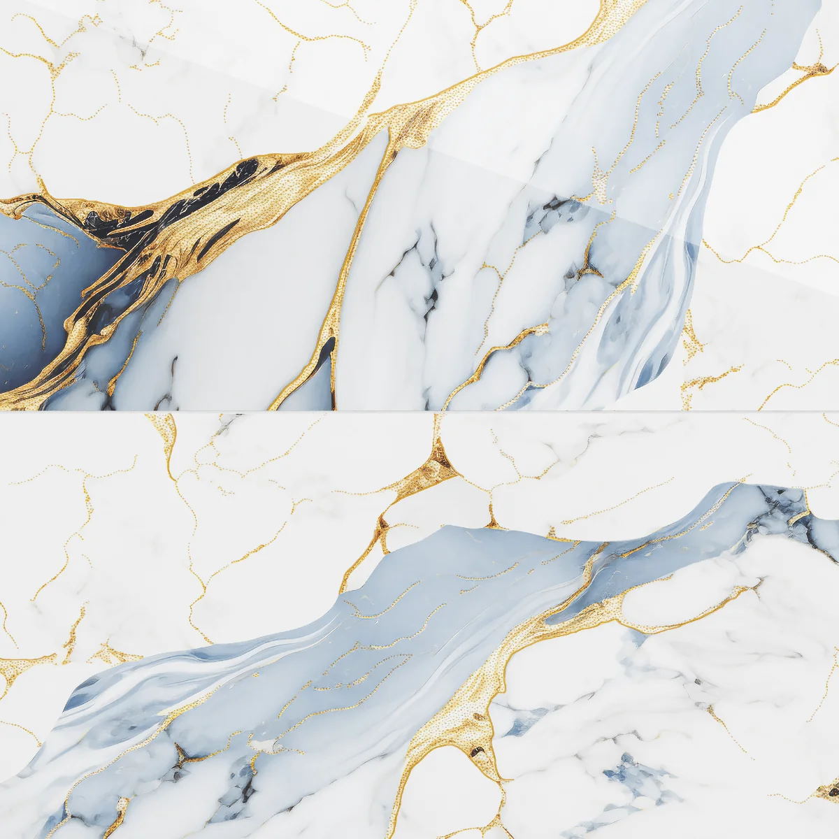 Gresie Exterior / Interior Portelanata Aqua Gold Insert 60 x 120 cm Lucioasa Rectificata