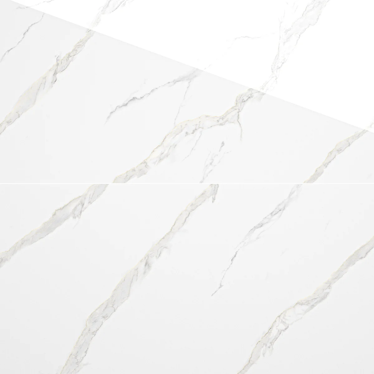 Gresie Rectificata Exterior / Interior Statuario Gold Insert 60 x 120 cm Lucioasa Portelanata Tip Marmura