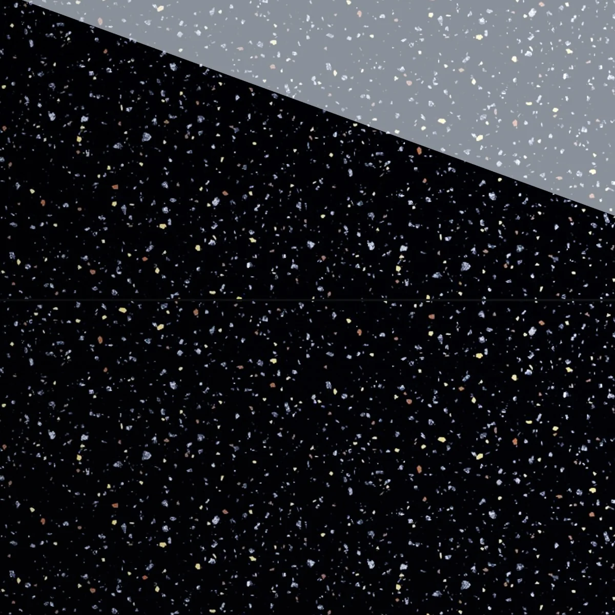 Gresie Mozaic Exterior / Interior Terazzo Dark Gold Insert 60 x 120 Cm Lucioasa Portelanata Rectificata