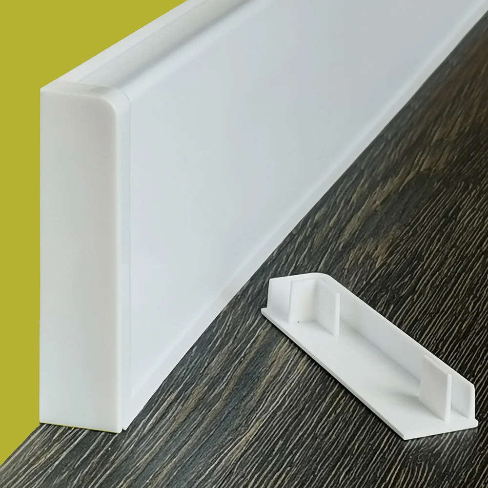 Plinta PVC Parchet Laminat Korner LS75 Venezia 001 Alb