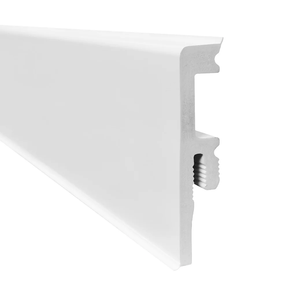 Plinta PVC Parchet Laminat Korner LS75 Venezia 001 Alb