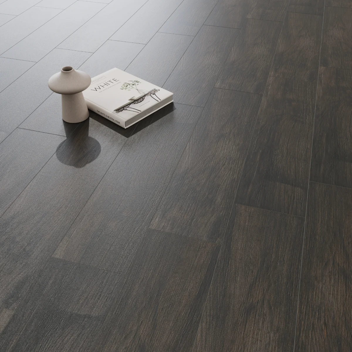 Gresie Tip Parchet Exterior / Interior Atelier Ash 15 x 60 Cm Mată Portelanată